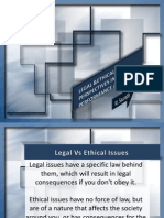 Ethical & Legal Perspectives of PA