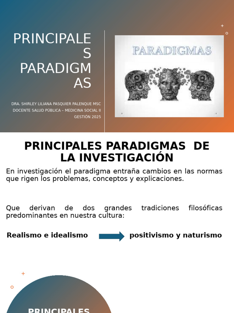 Paradigmas de Investigación en Ciencias Sociales | PDF | Paradigma ...