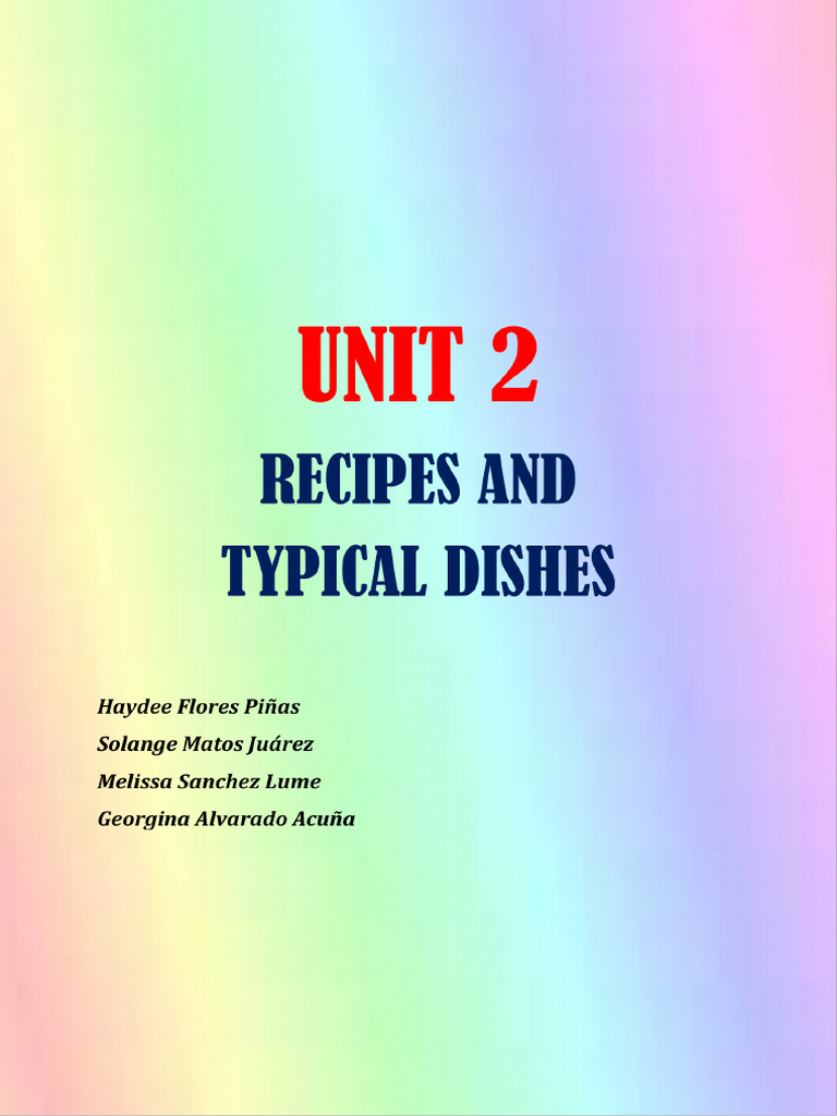 Unit 02 Inglés II Une | PDF