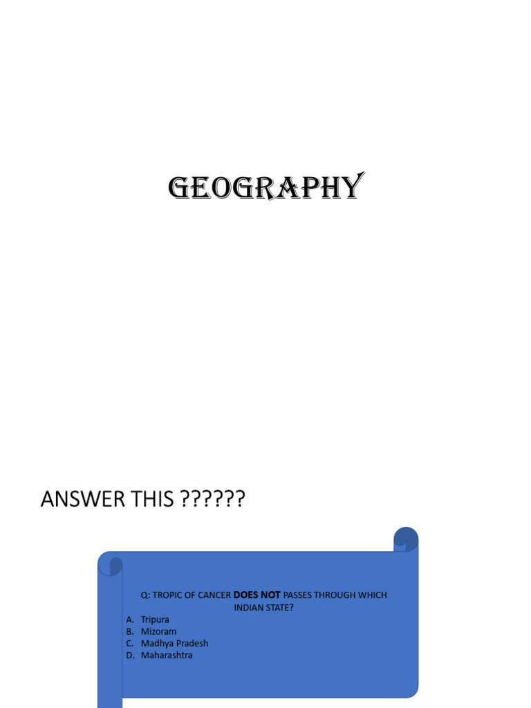 Geography of India: Borders and Features | PDF | Grand Slam (Tennis ...