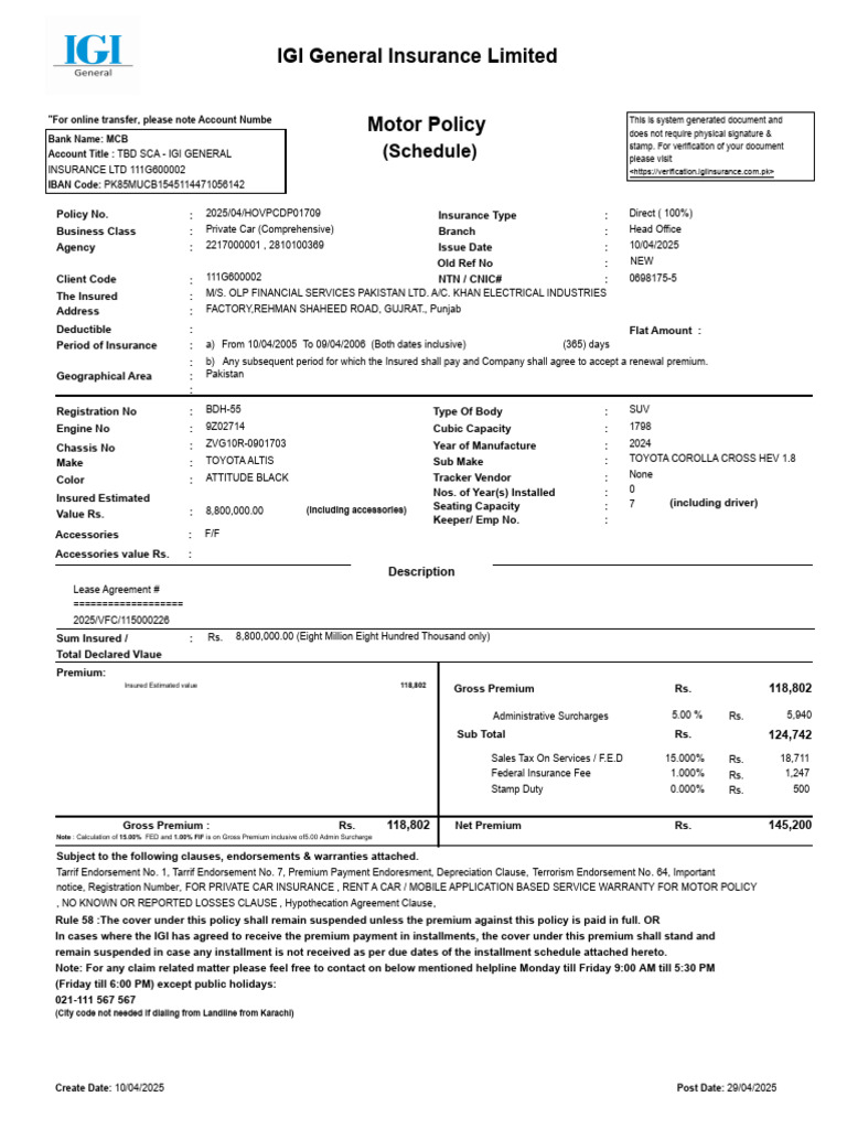 2025/04/HOVPCDP01709 | PDF | Insurance | Legal Liability