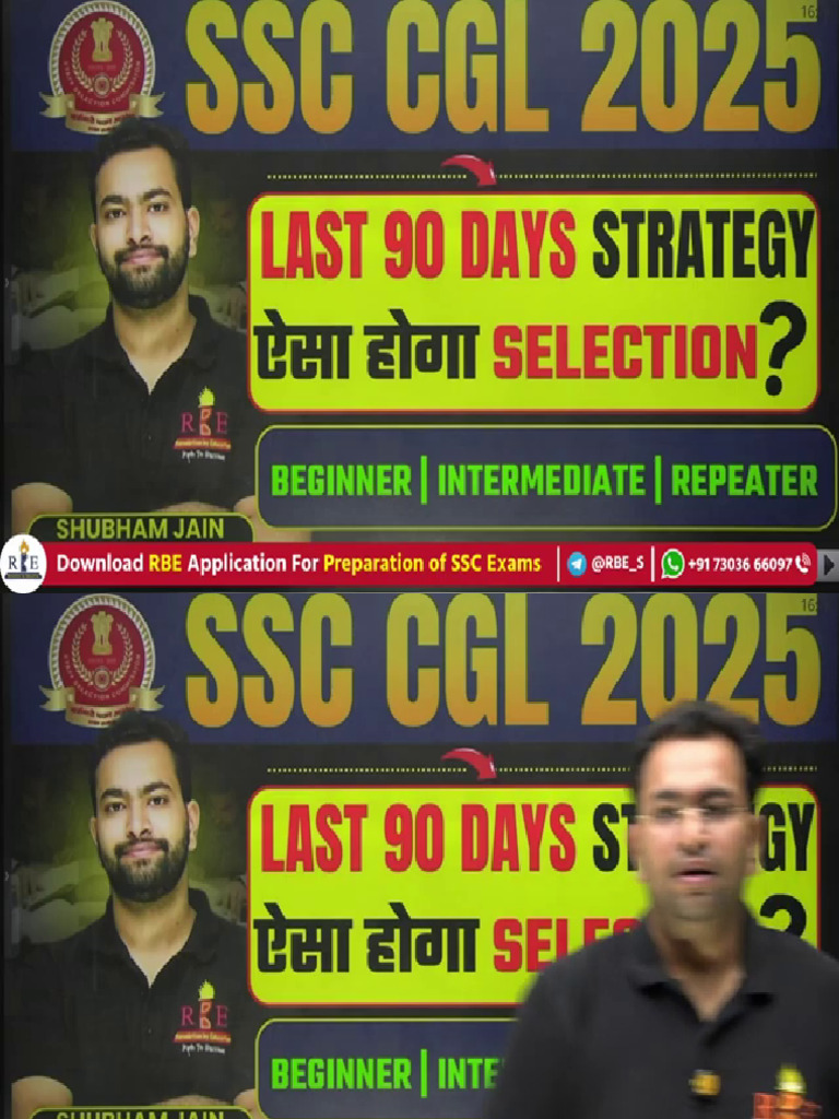 CGL 2025 Final Strategy - Complete Success Roadmap by Shubham Sir ? # ...