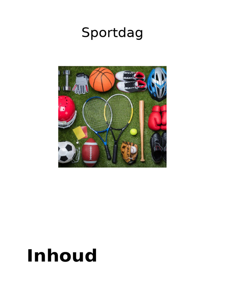 Sportdag | PDF