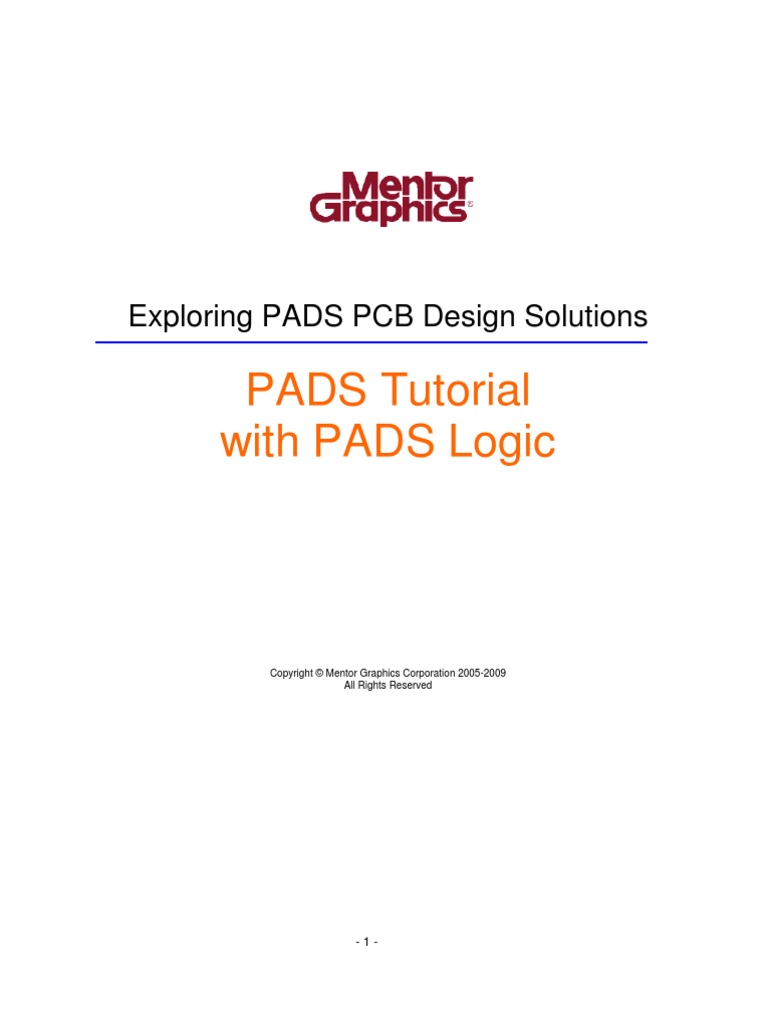 Pads Tut Logic | PDF | Portable Document Format | Printed Circuit Board