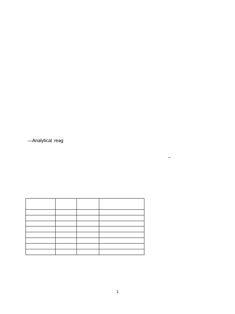 Laboratory Reagents Preparation Guide | PDF | Parts Per Notation ...