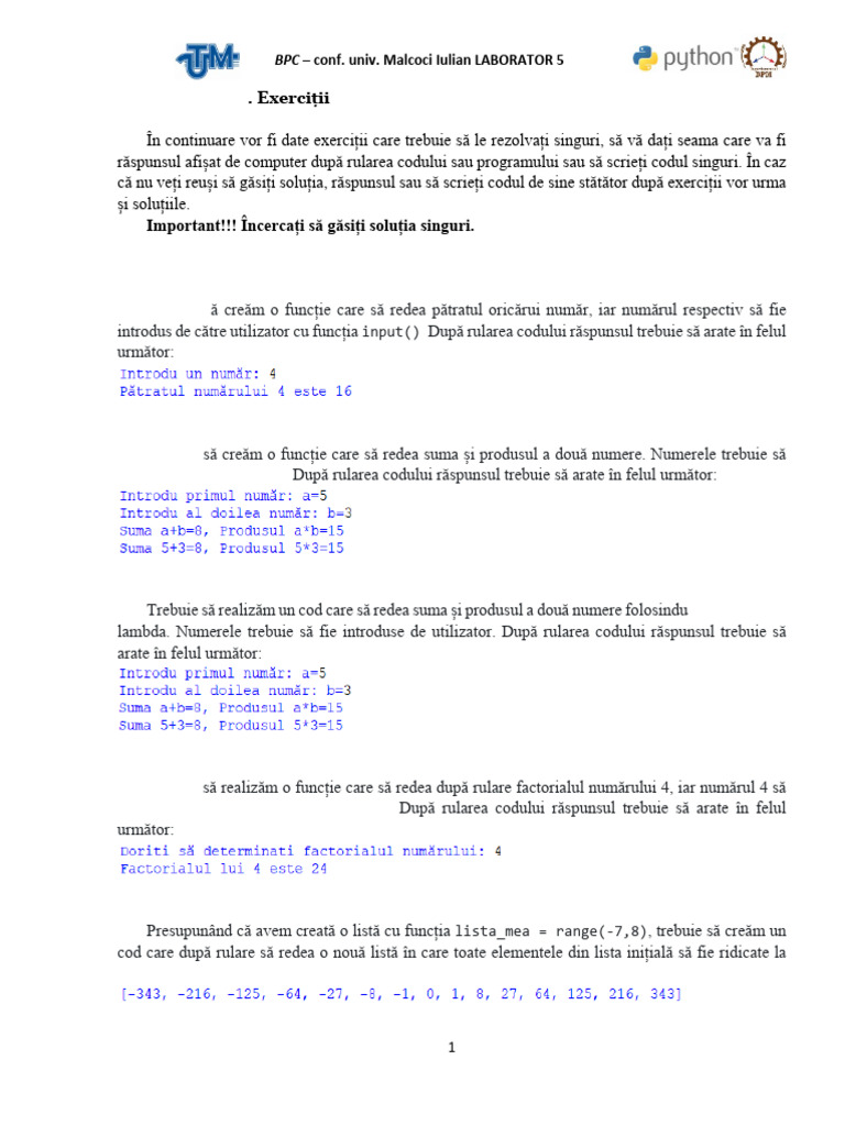 Lab5 Exemple | PDF
