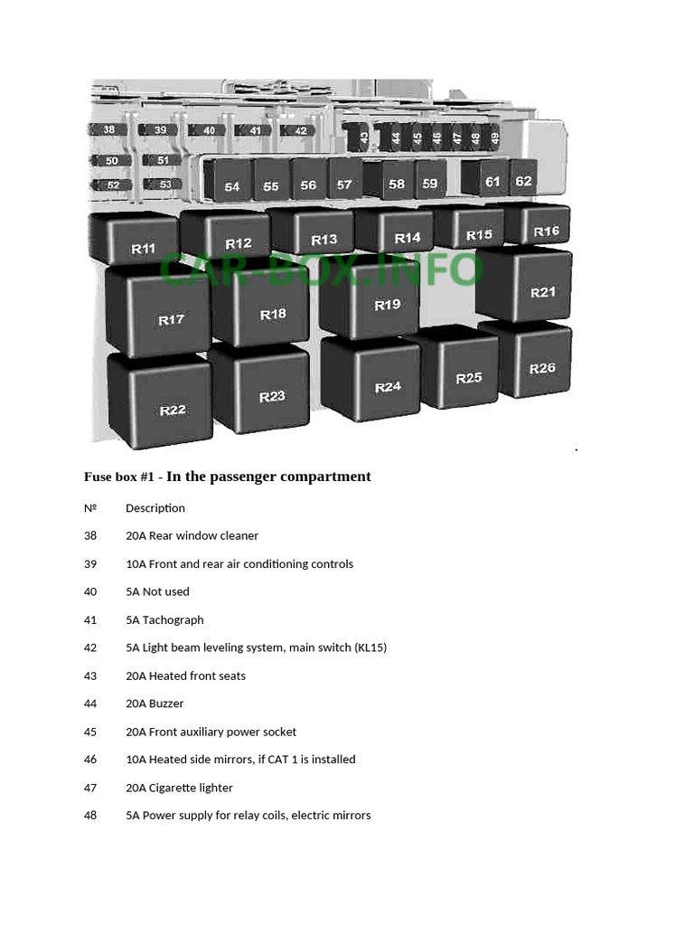 mk6 transit cigarette lighter fuse Ford Transit Fuse Box Diagram Details | PDF | Headlamp