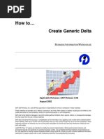 How To Create Generic Delta