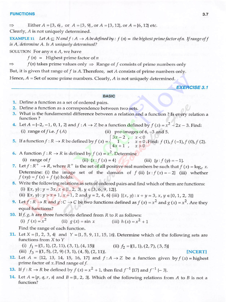 RD Sharma Maths - Set | PDF | Function (Mathematics) | Mathematical ...