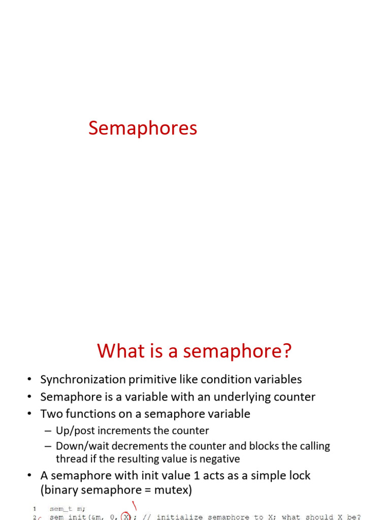 Understanding Semaphores in Threading | PDF