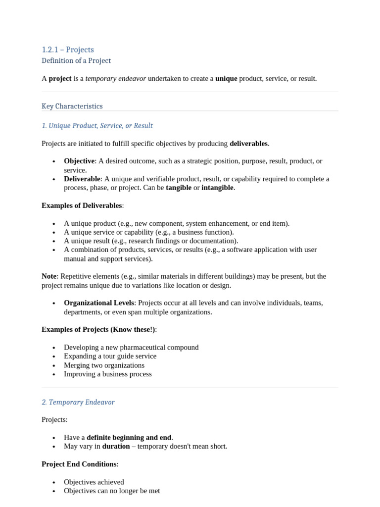 Understanding Project Fundamentals | PDF | Project Management ...