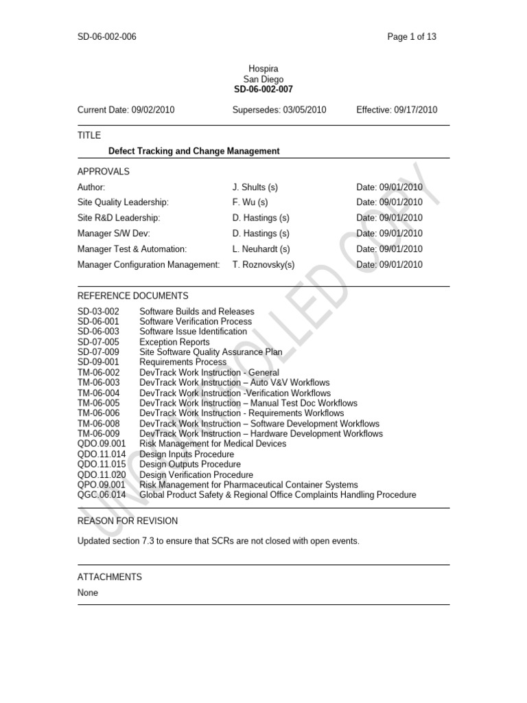 Software Change Request Management | PDF | Databases | Software