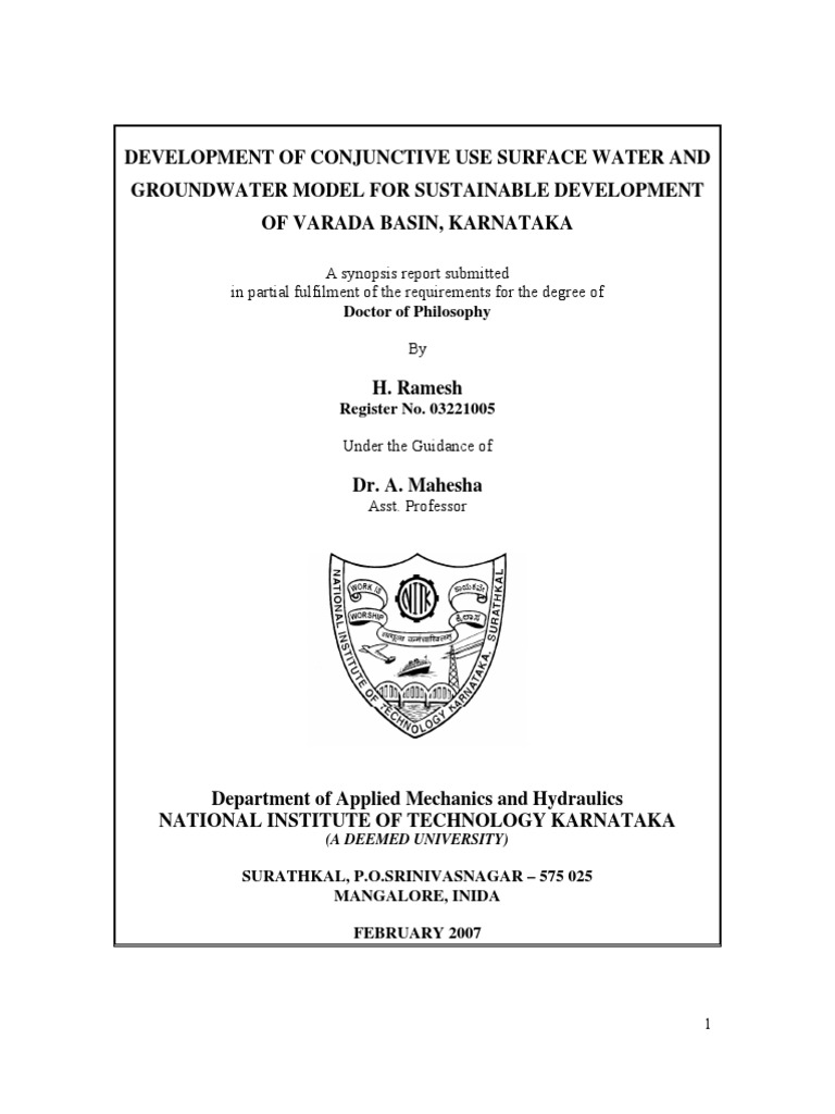 Sample synopsis for phd in management pdf image