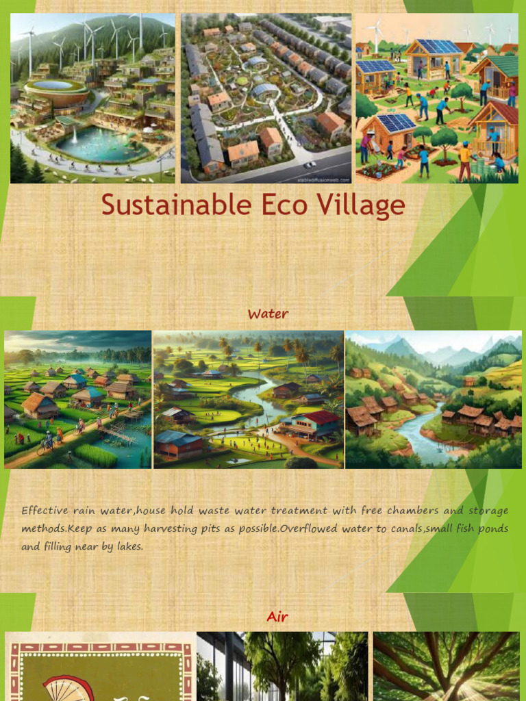 Sustainable Eco Village Development Guide | PDF