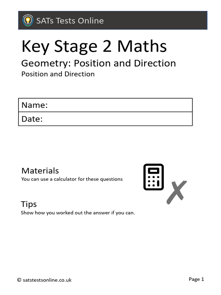 Describing Position and Direction | PDF | Geometry
