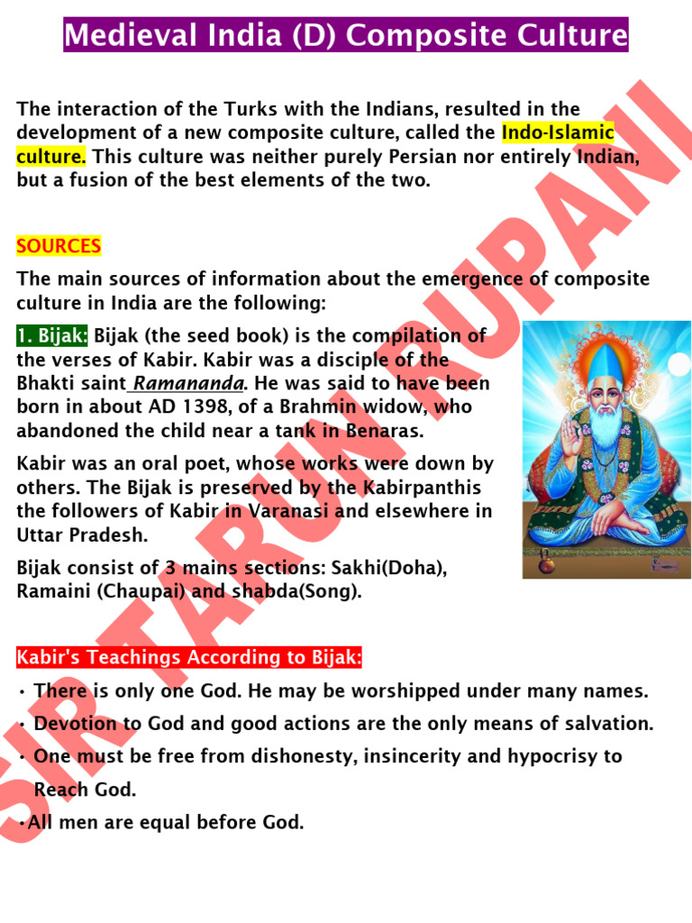 240815100850117905composite Culture | PDF | Bhakti Movement | Bhakti