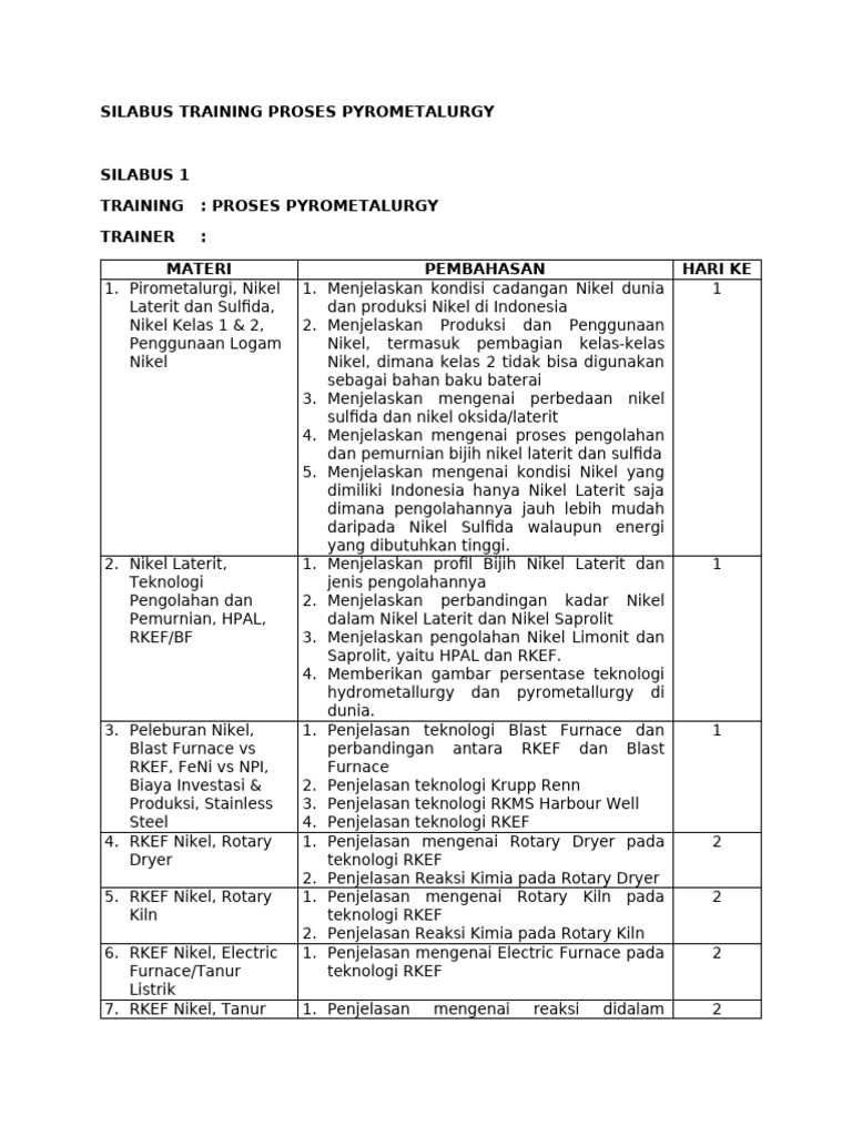 Perbandingan HPAL dan RKEF dalam Nikel | PDF