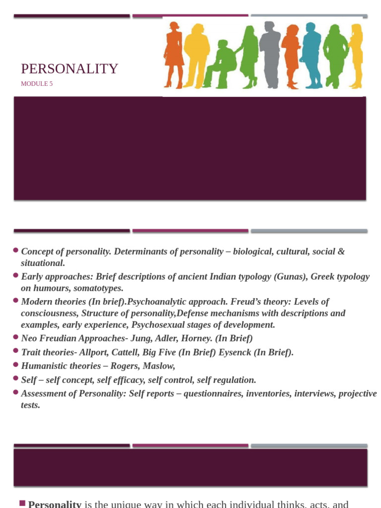 Personality m5 | PDF | Unconscious Mind | Sigmund Freud