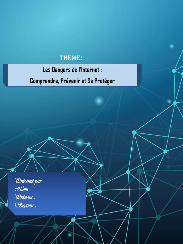 Dangers d'Internet : Comprendre et Agir | PDF | Cyberharcèlement ...