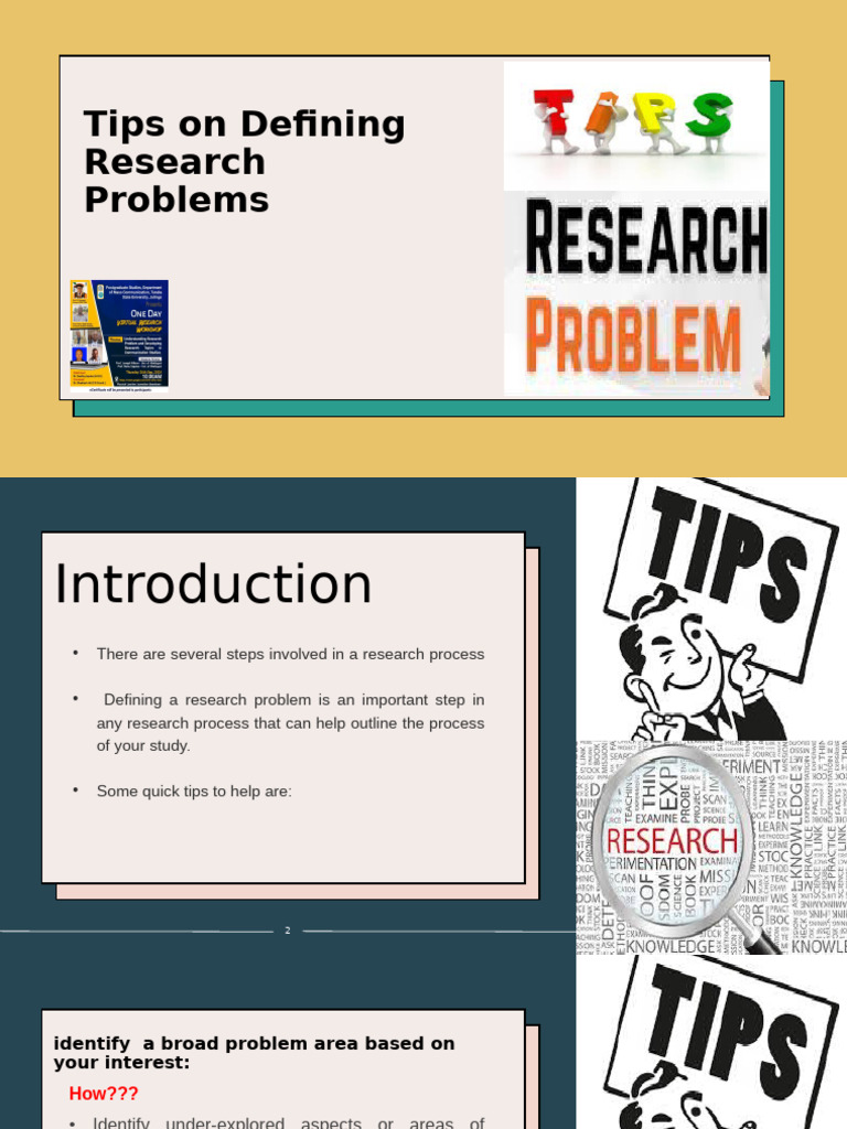 Defining Effective Research Problems | PDF | Learning | Communication
