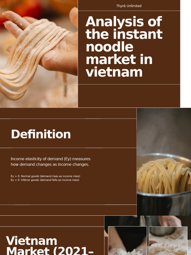 Brown White Simple Modern Noodle Recipes Presentation | PDF
