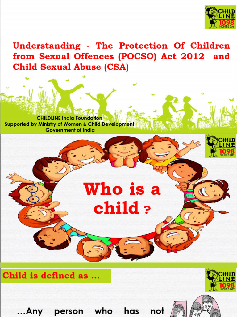 Final - Session On Children POCSO-converted OCR | PDF | Child Abuse ...