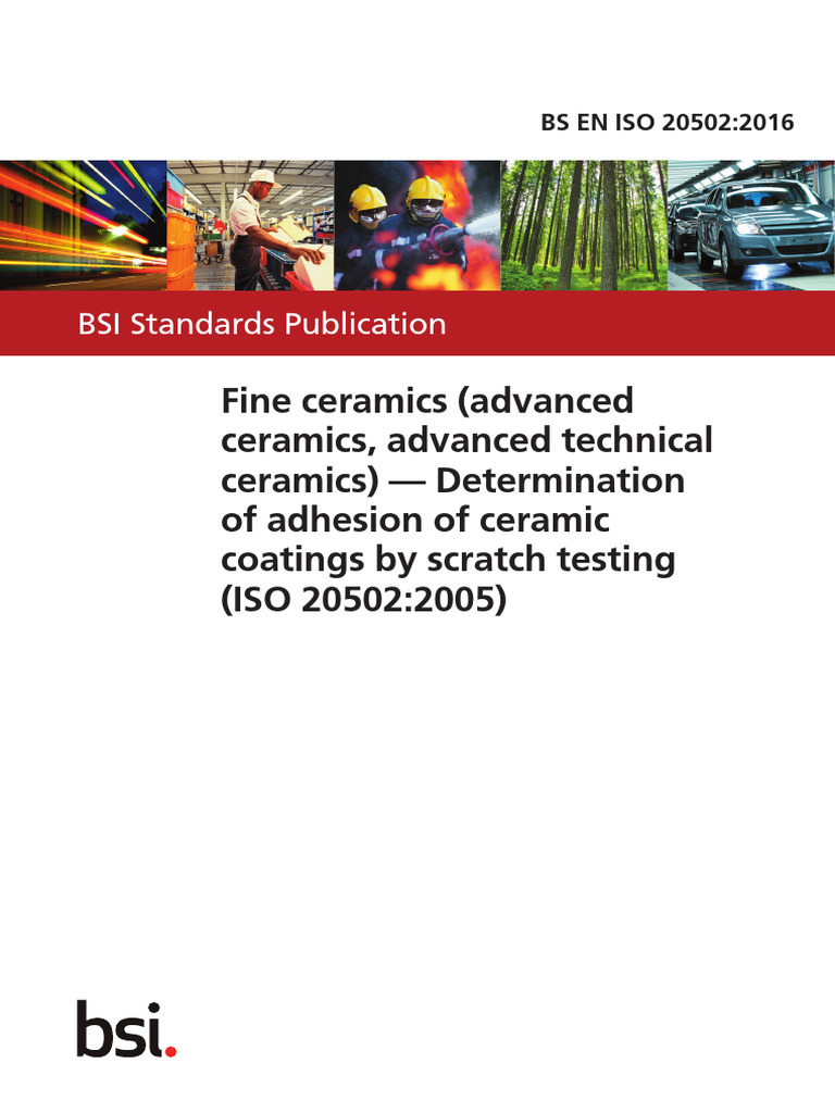 ISO 20502:2016 Adhesion Testing Standard | PDF | Regulation