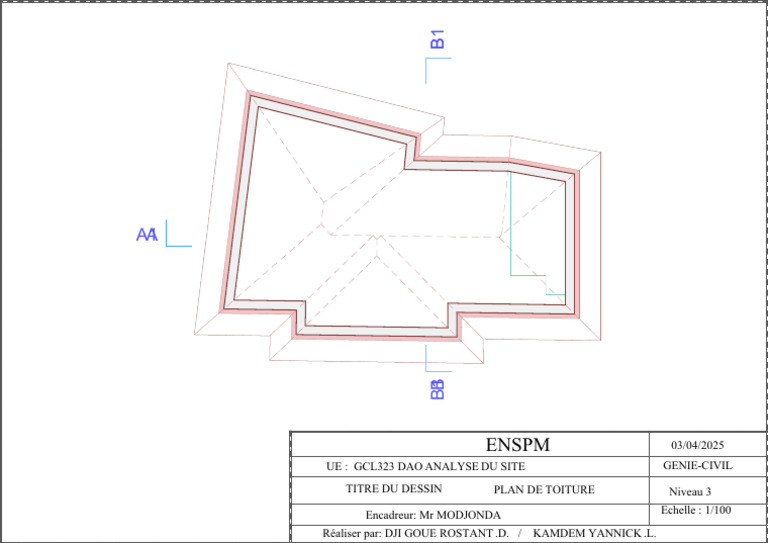 Plan de toiture maison B1 | PDF