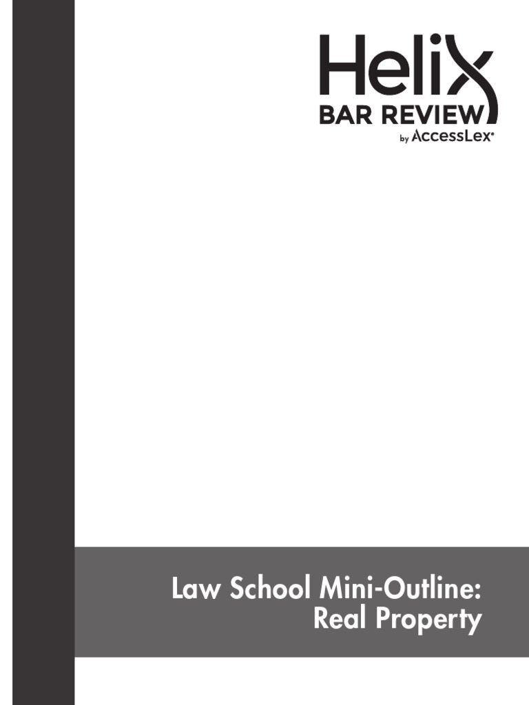 Real Property Law: Estates and Interests | PDF | Concurrent Estate ...