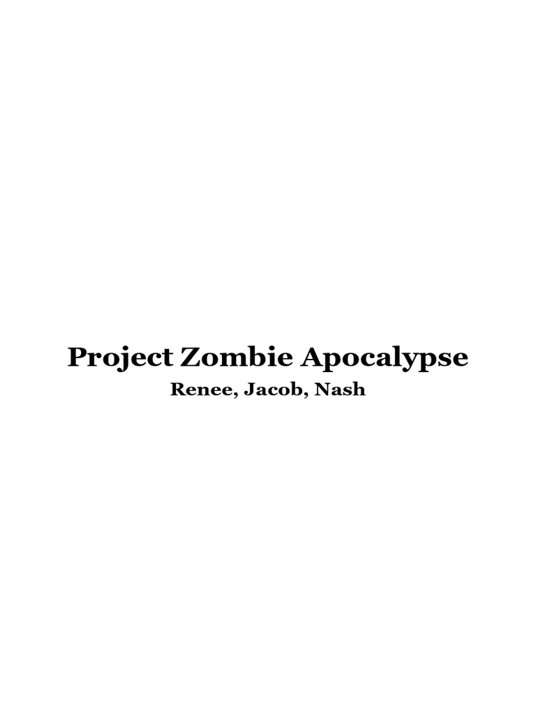 Surviving the Zombie Apocalypse Guide | PDF