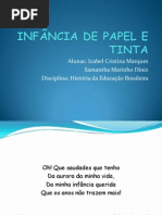 Apresentação Infância de Papel e Tinta