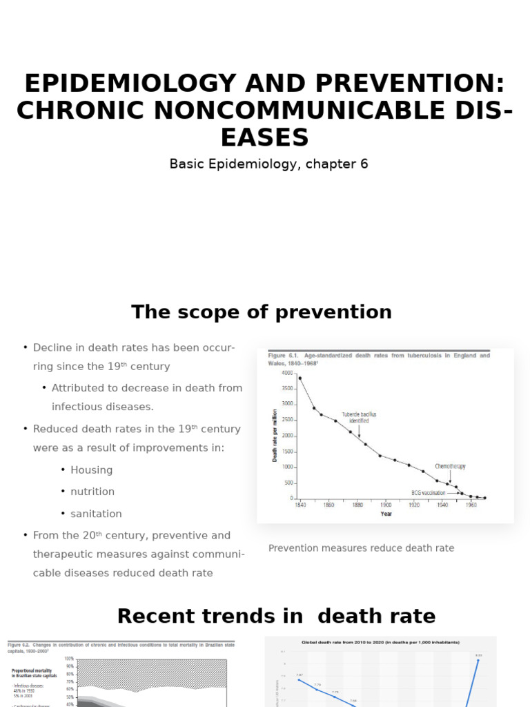 Chronic Disease Epidemiology & Prevention | PDF | Preventive Healthcare ...