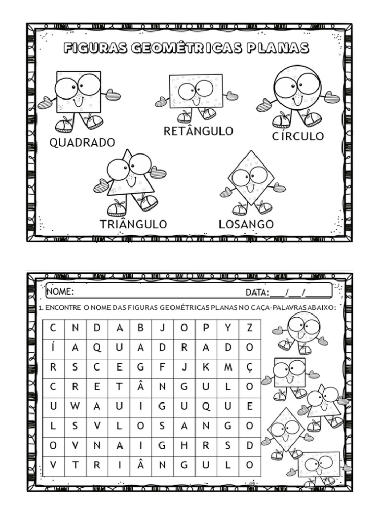 Formas Geométricas Planas 2º Ano A-1 | PDF