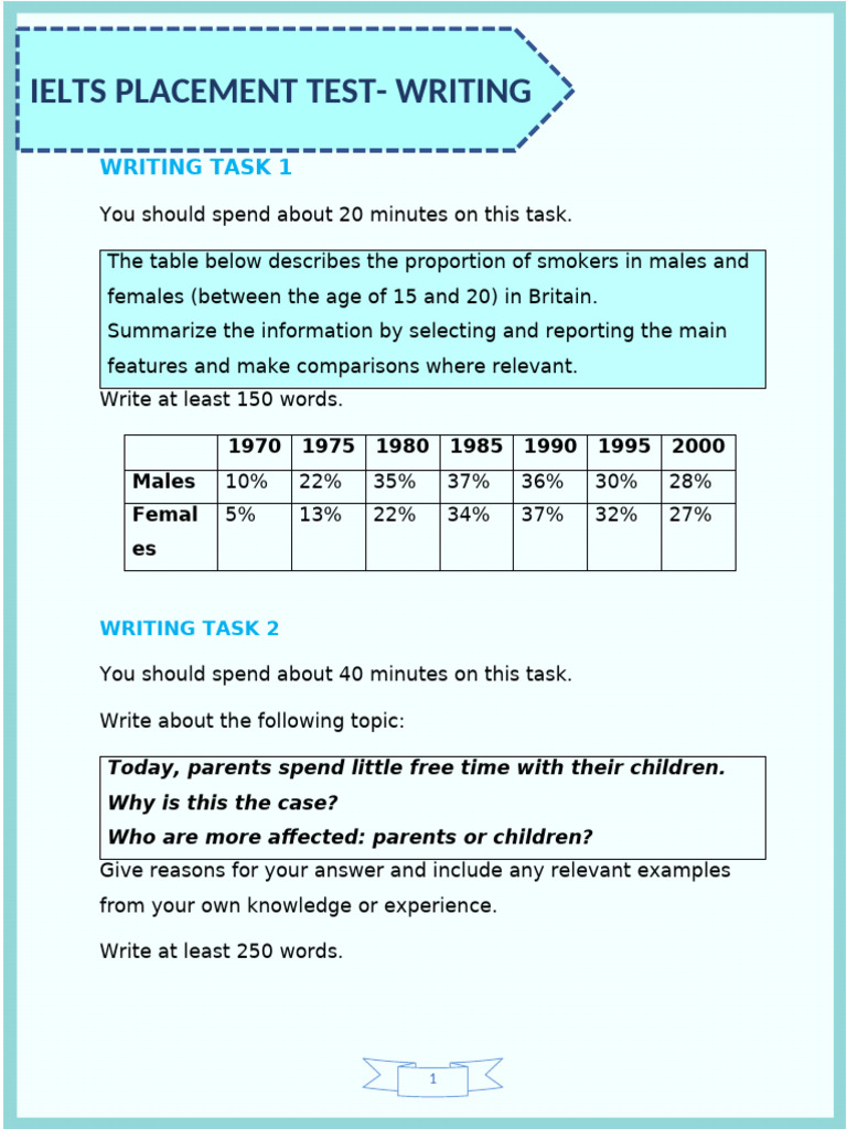 IELTS Writing and Speaking Test Guide | PDF