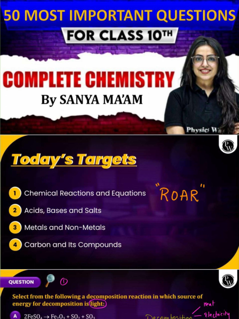 50 Most Important Questions - Class Notes - Warrior 2025 | PDF