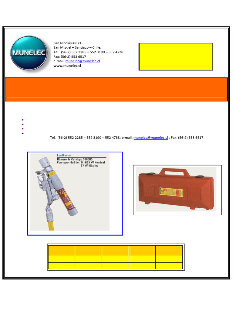 Herramienta Load Buster para Desconexión | PDF