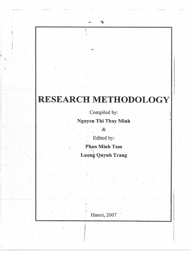 research methology bản đẹp | PDF