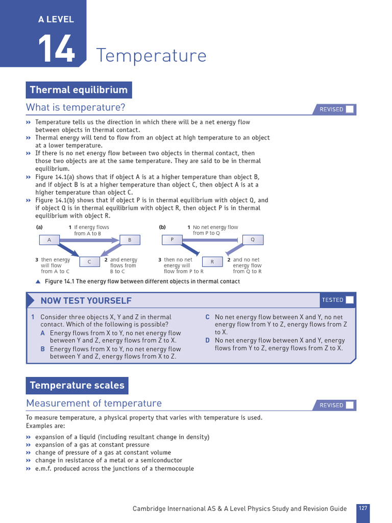 Thermal Equilibrium and Temperature Concepts | PDF | Gases | Mole (Unit)
