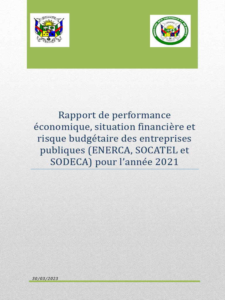 Performance financière de SOCATEL 2021 | PDF | Dettes | Business