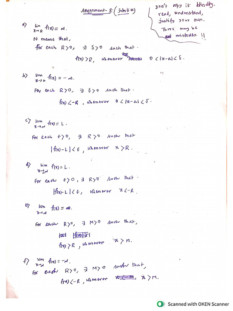 Solution Assignment 8 | PDF