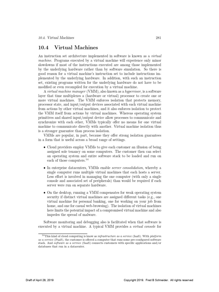 Understanding Virtual Machines and VMMs | PDF | Cpu Cache | Input/Output