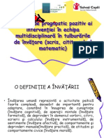 Factori de Prognostic Pozitiv Ai Interventiei in Echipa Multidisciplinara in Tulburarile de Invatare - Mihai Avadanei, Psi Hoped Agog