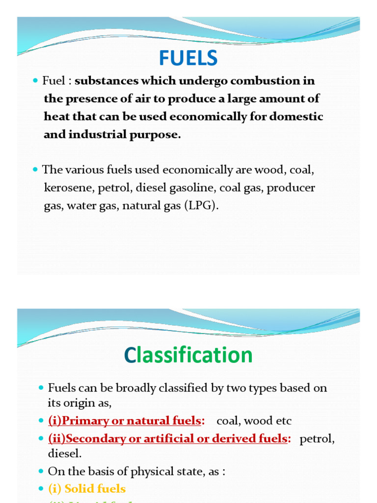 Types and Properties of Fuels | PDF | Diesel Fuel | Biodiesel