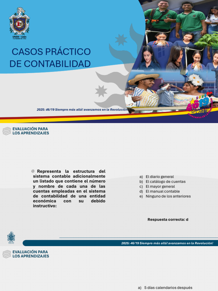 Casos Prácticos de Contabilidad 2025 | PDF | Contabilidad | Estado ...