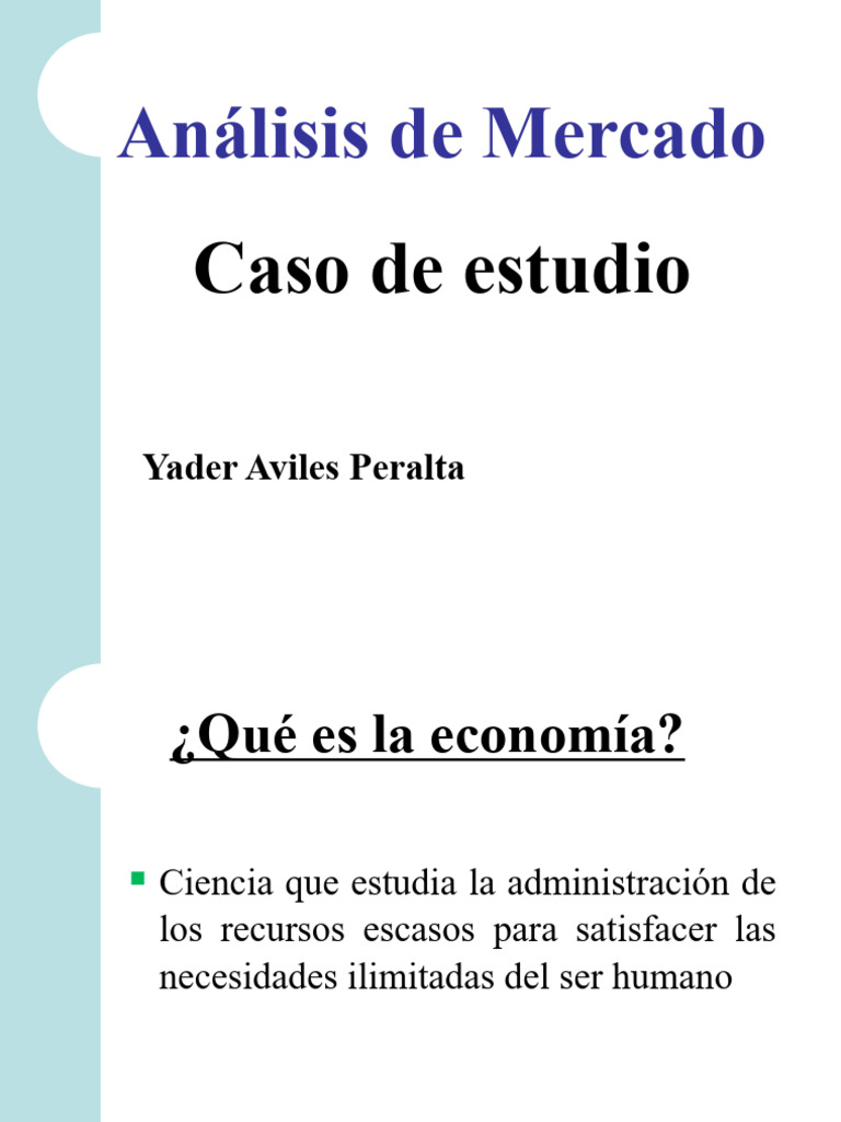Análisis de Oferta y Demanda en Economía | PDF | Mercado (economía ...