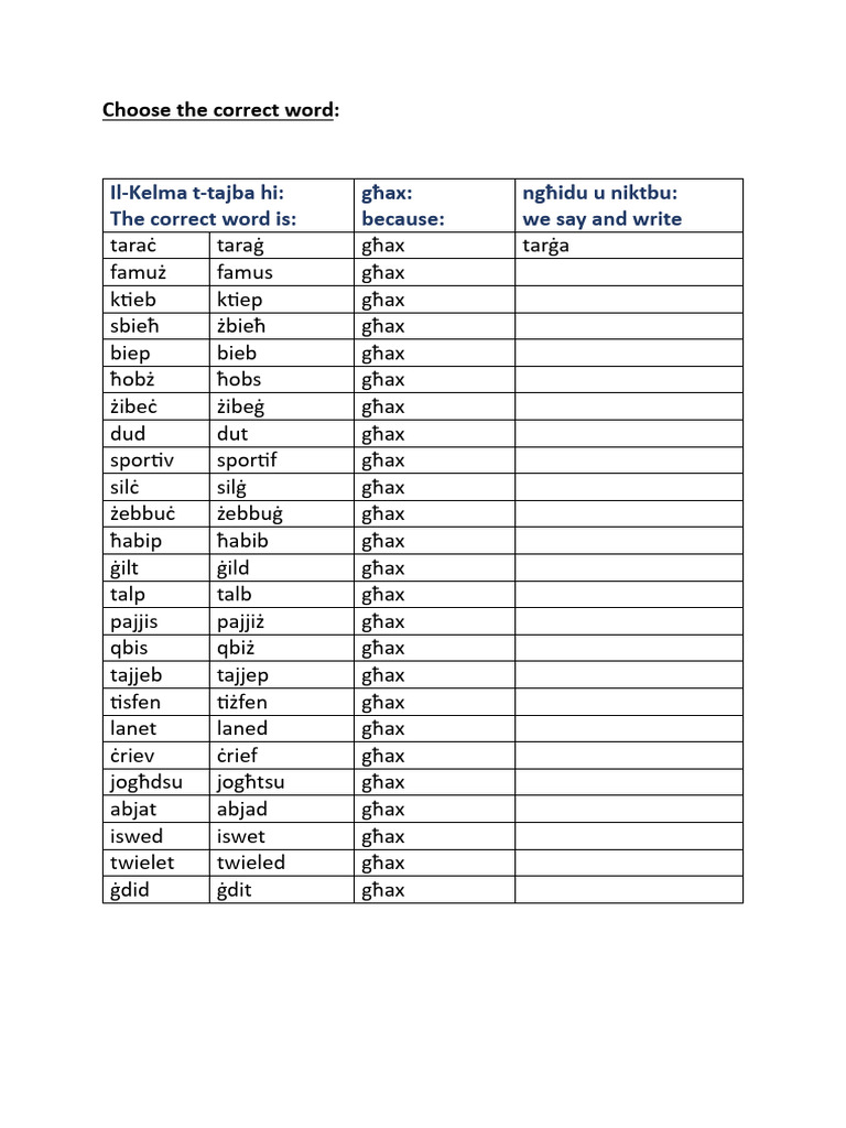 Task Similar Sound Consonants | PDF