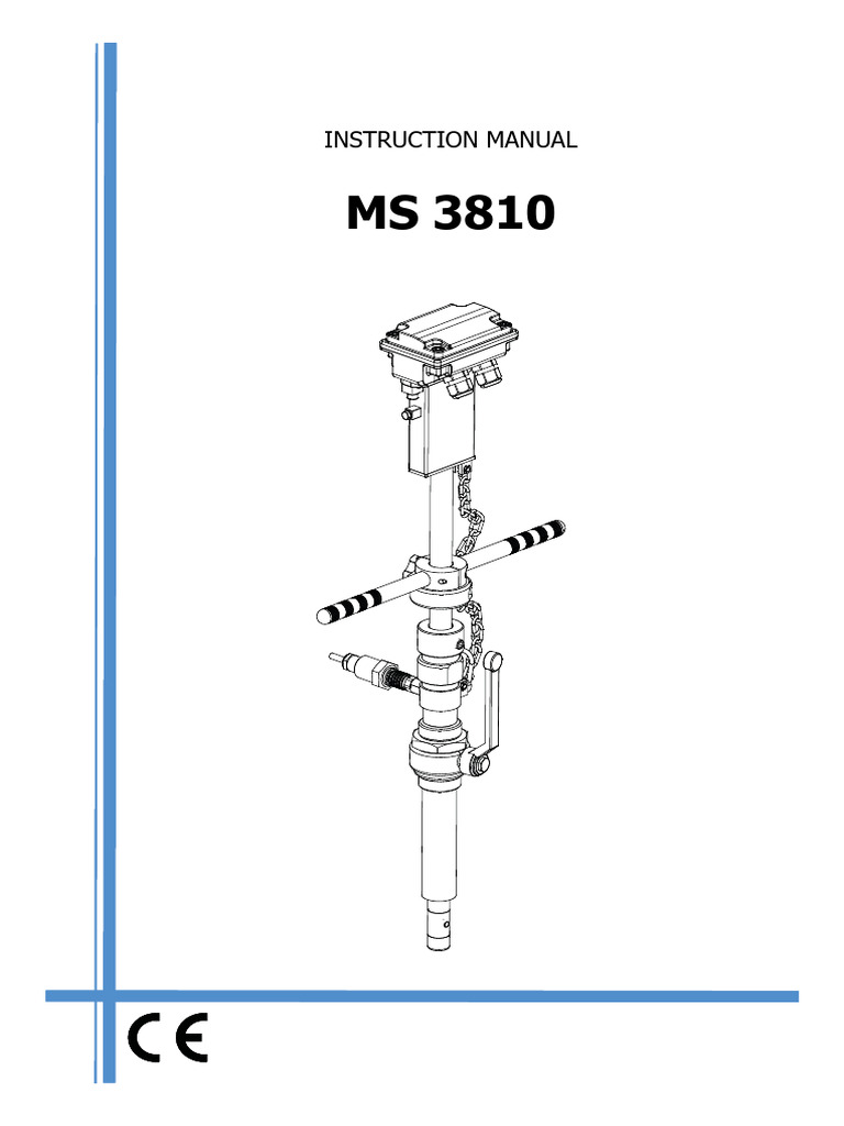 MS 3810 Flow Meter Instruction Manual | PDF | Flow Measurement | Valve