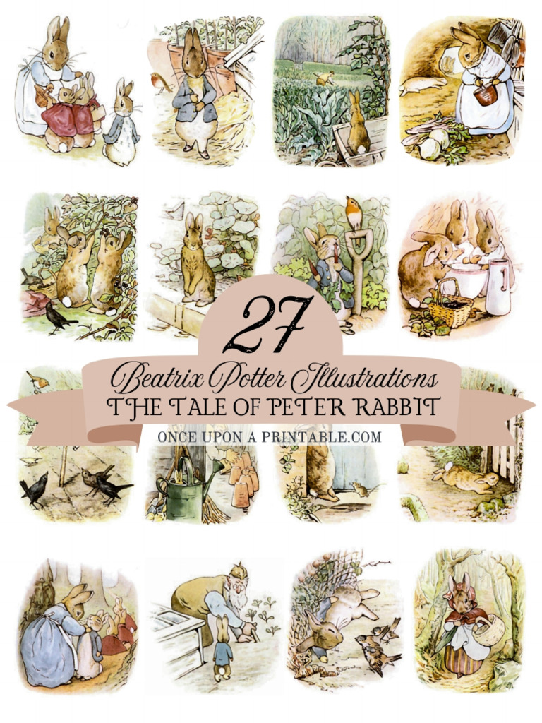 Beatrix Potter Peter Rabbit Illustrations | PDF