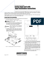 Dual Channel Analog Input Card With Thermocouple Input Installation Instructions