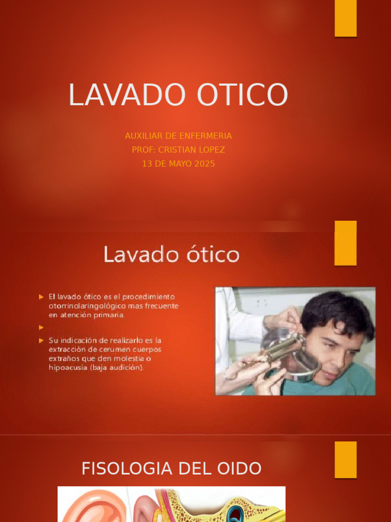 Copia De Lavado Otico Pdf
